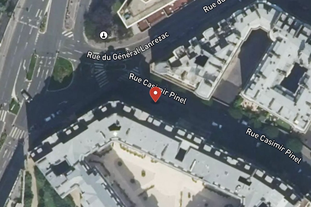 Vue satellite — 9BIS Rue Casimir Pinel