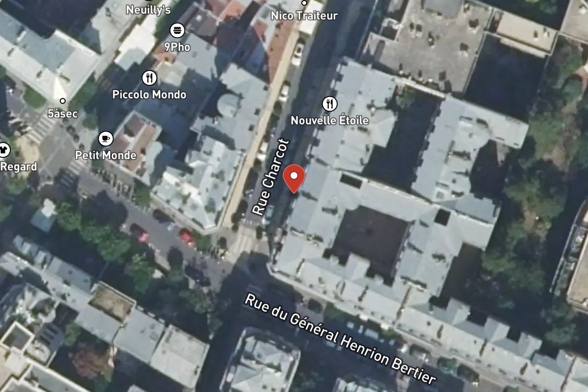 Vue satellite — 11 Rue Charcot