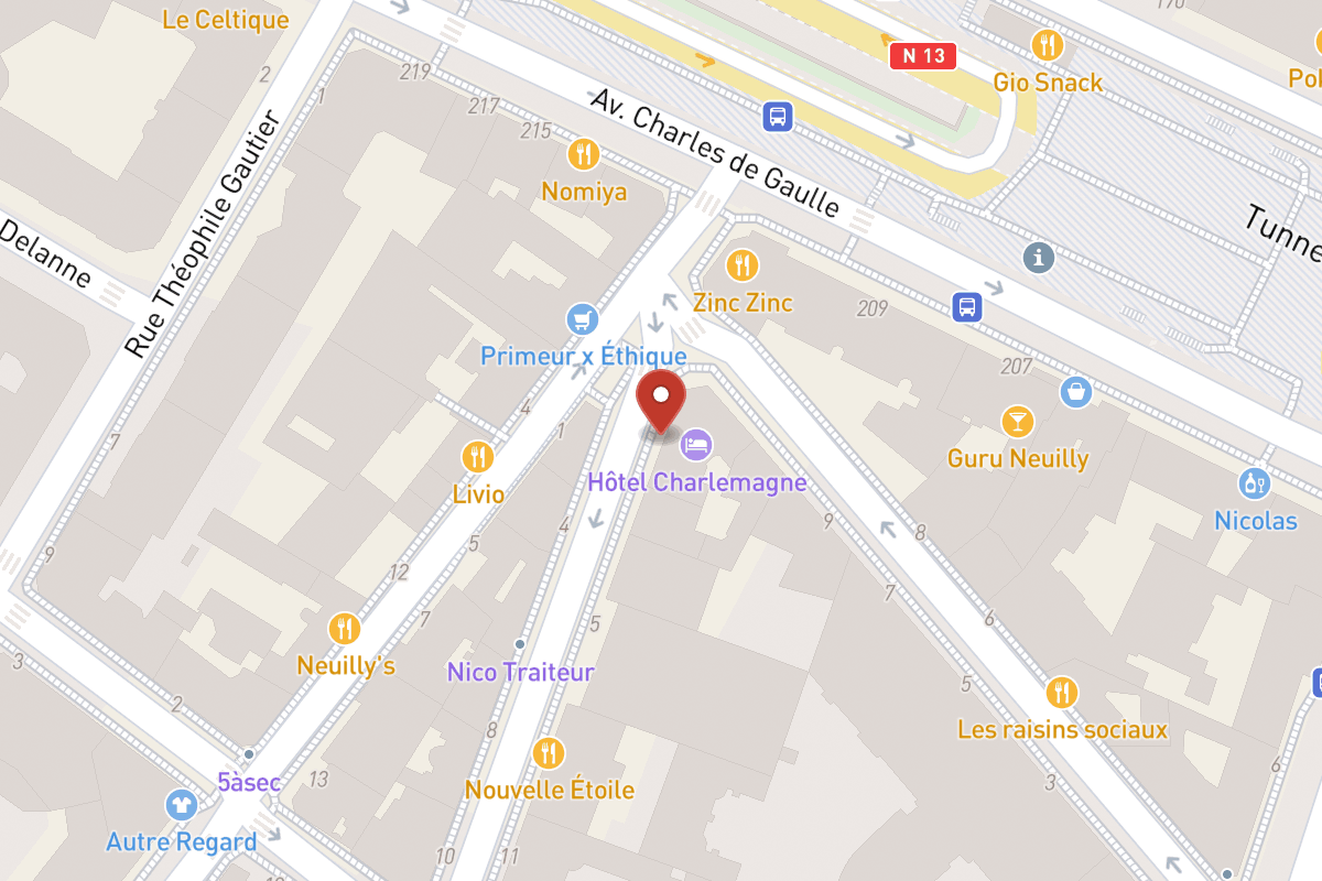 Plan de situation — 1 Rue Charcot