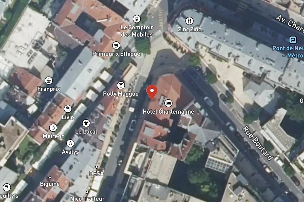 Vue satellite — 1 Rue Charcot
