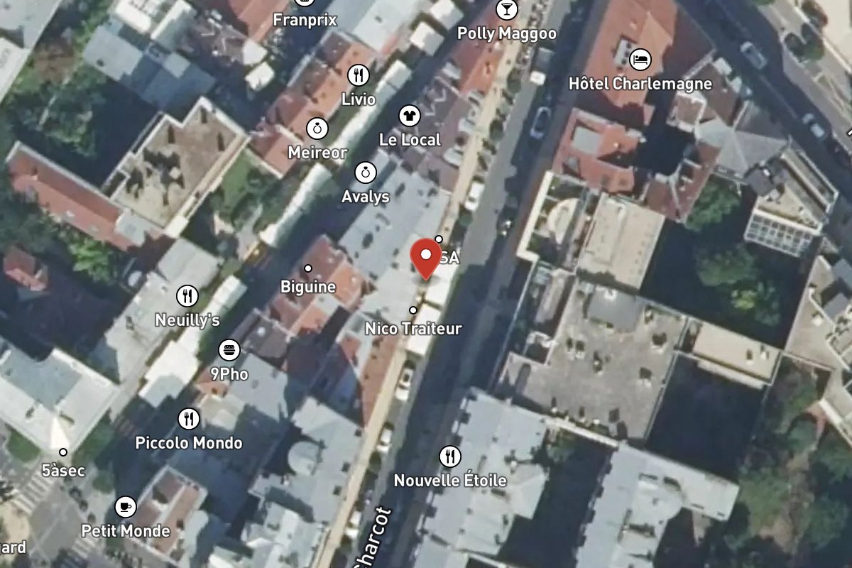 Vue satellite — 6 Rue Charcot