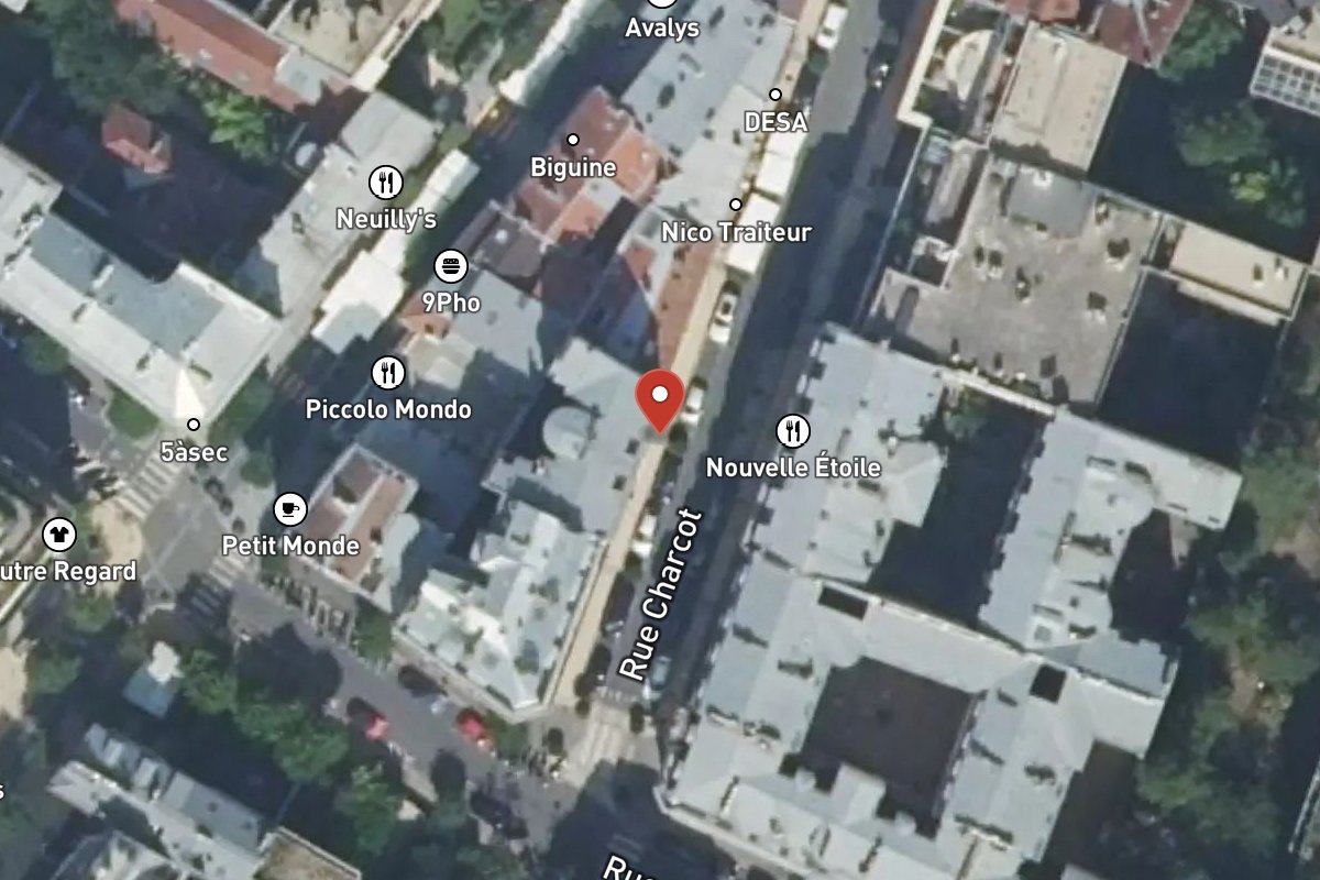 Vue satellite — 8BIS Rue Charcot