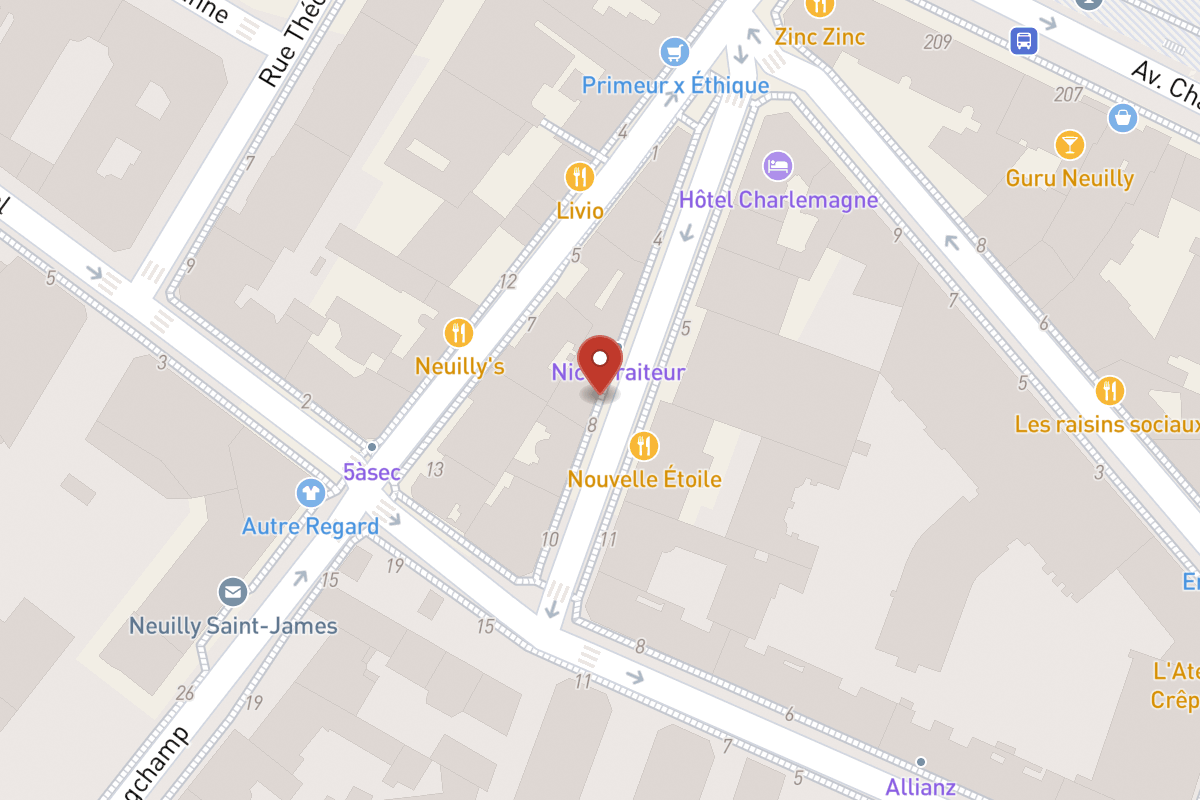Plan de situation — 8 Rue Charcot
