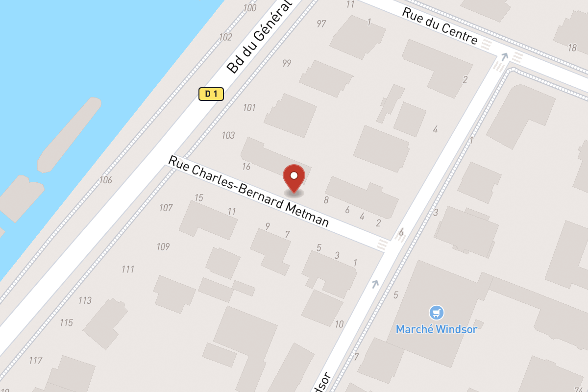 Plan de situation — 10 Rue Charles Bernard Metman