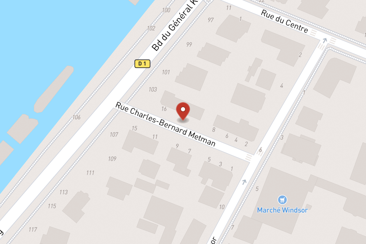 Plan de situation — 12 Rue Charles Bernard Metman