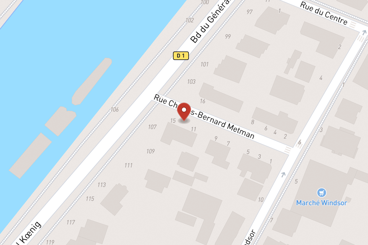 Plan de situation — 13 Rue Charles Bernard Metman