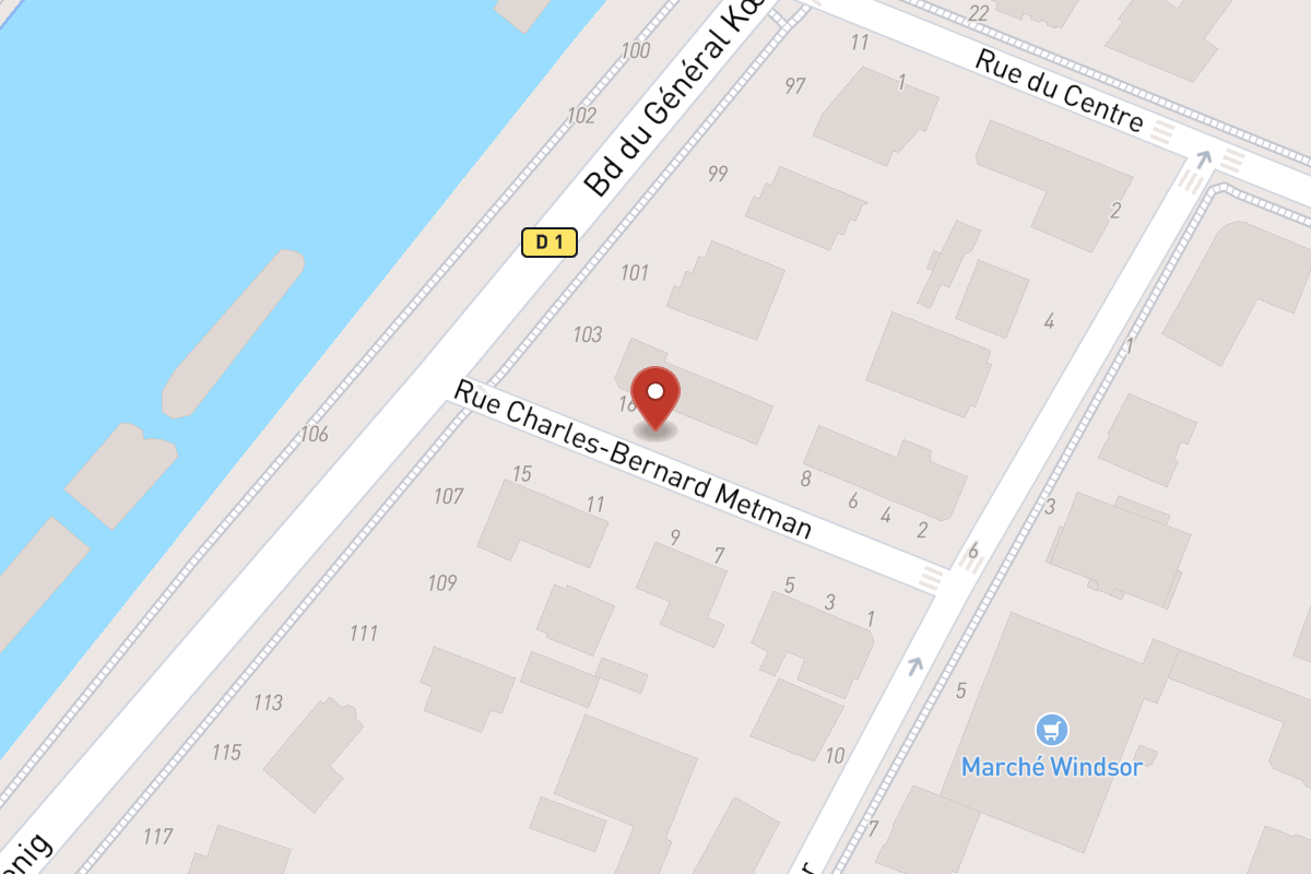 Plan de situation — 14 Rue Charles Bernard Metman