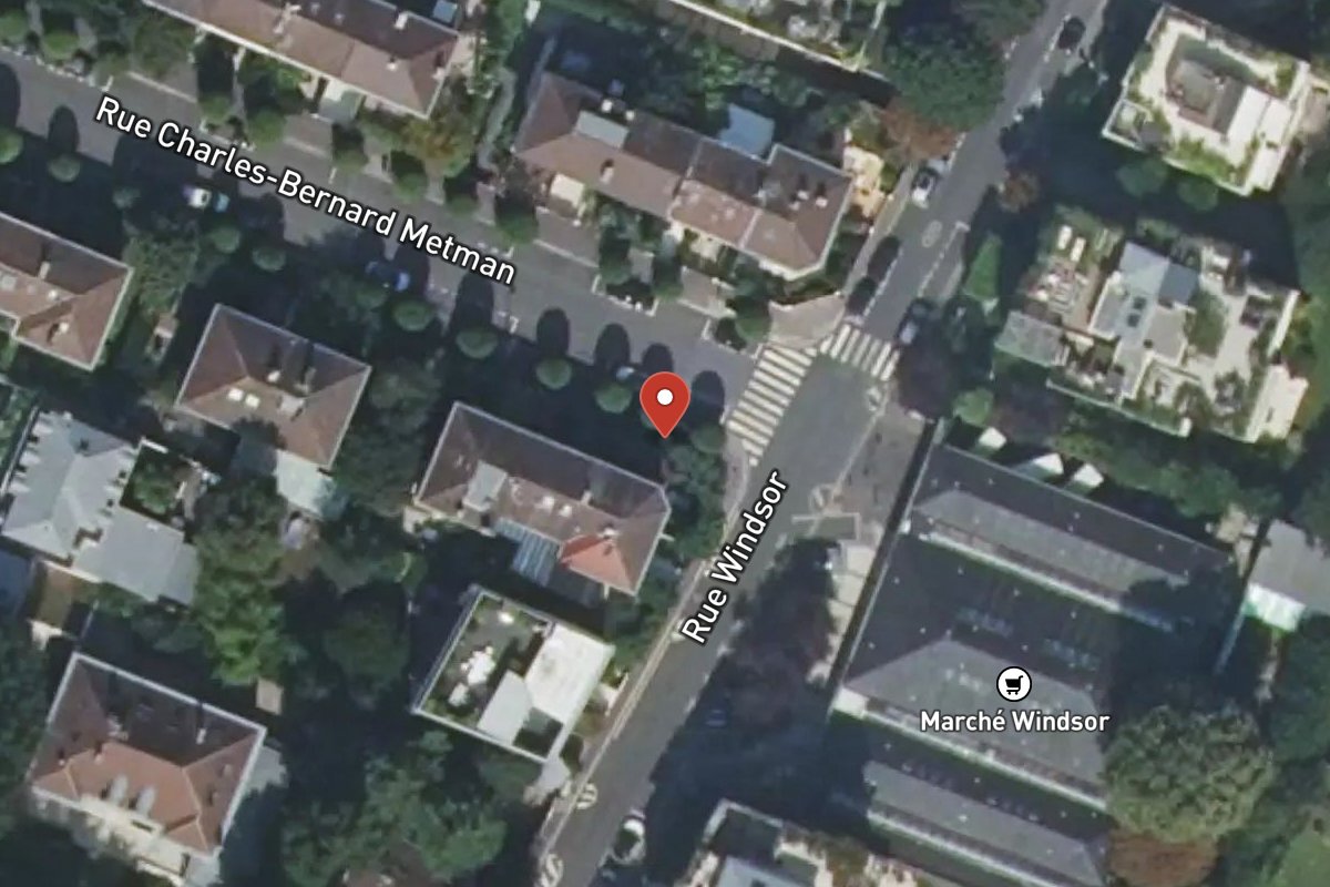 Vue satellite — 1 Rue Charles Bernard Metman