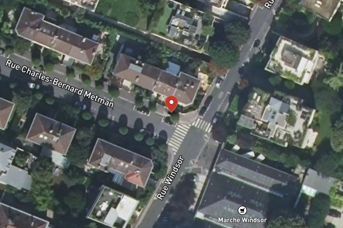 Vue satellite — 2 Rue Charles Bernard Metman