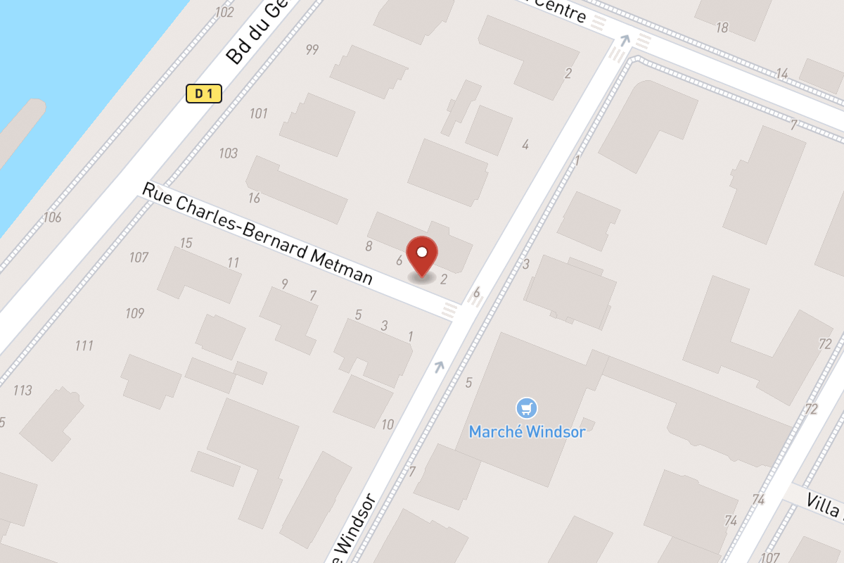 Plan de situation — 4 Rue Charles Bernard Metman
