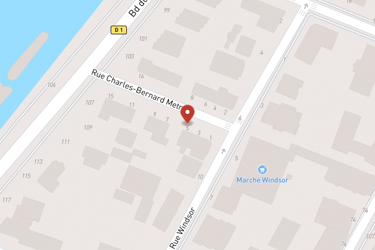 Plan de situation — 5 Rue Charles Bernard Metman