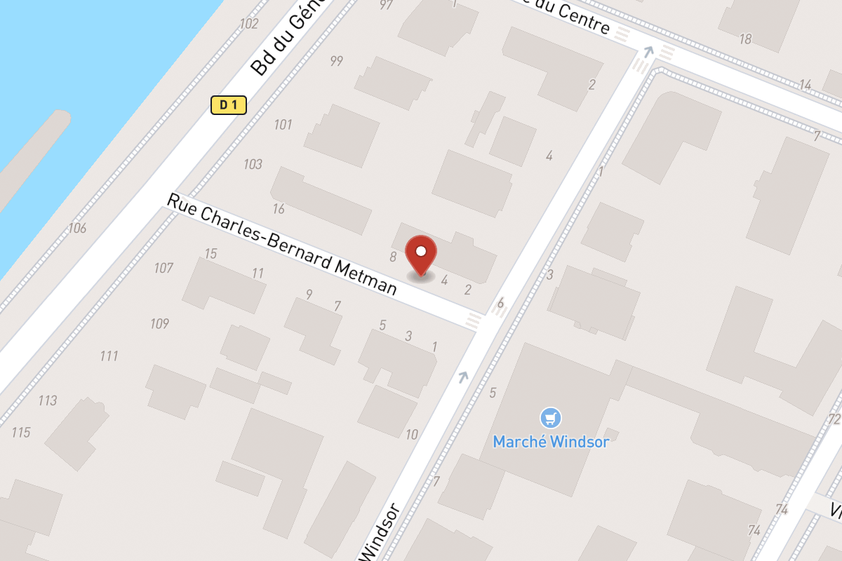 Plan de situation — 6 Rue Charles Bernard Metman