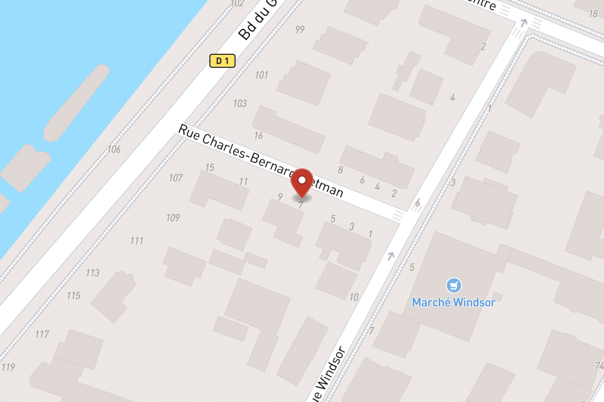 Plan de situation — 7 Rue Charles Bernard Metman