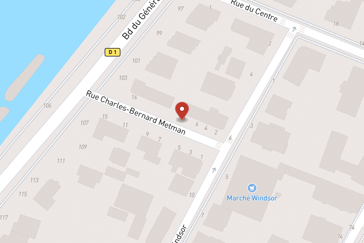Plan de situation — 8 Rue Charles Bernard Metman