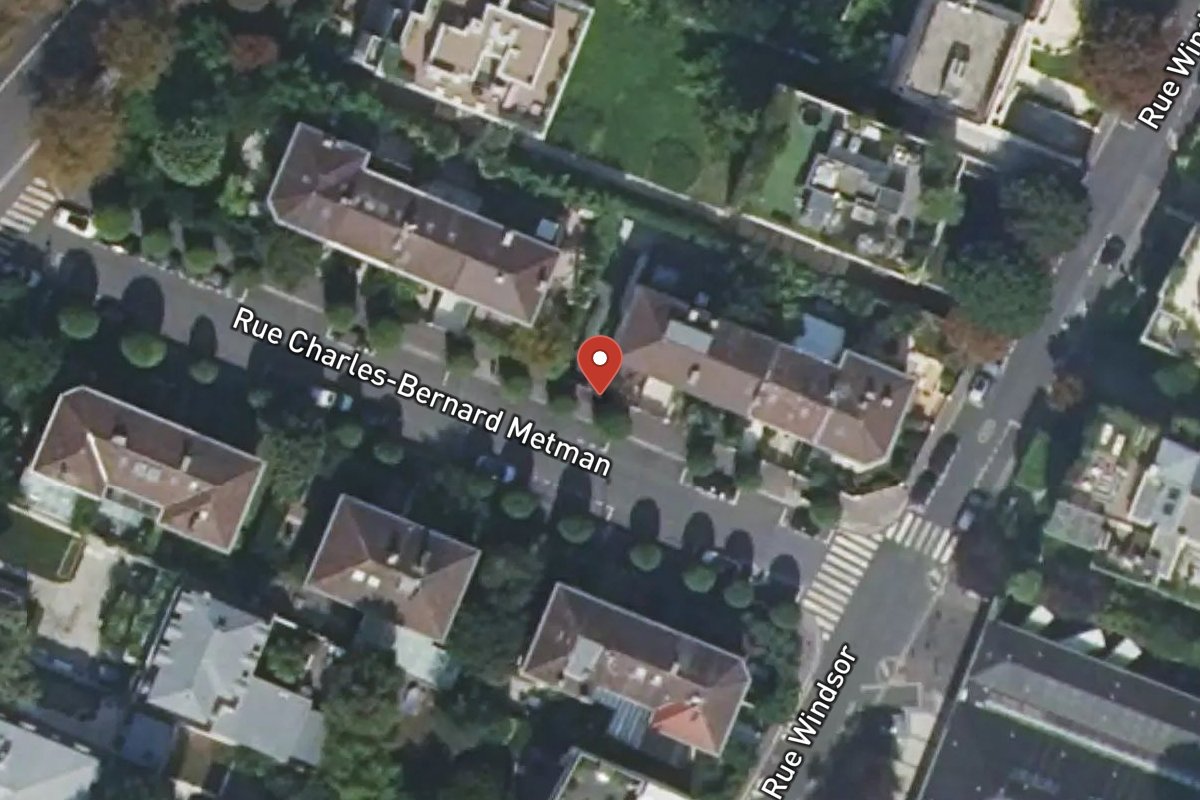 Vue satellite — 8 Rue Charles Bernard Metman