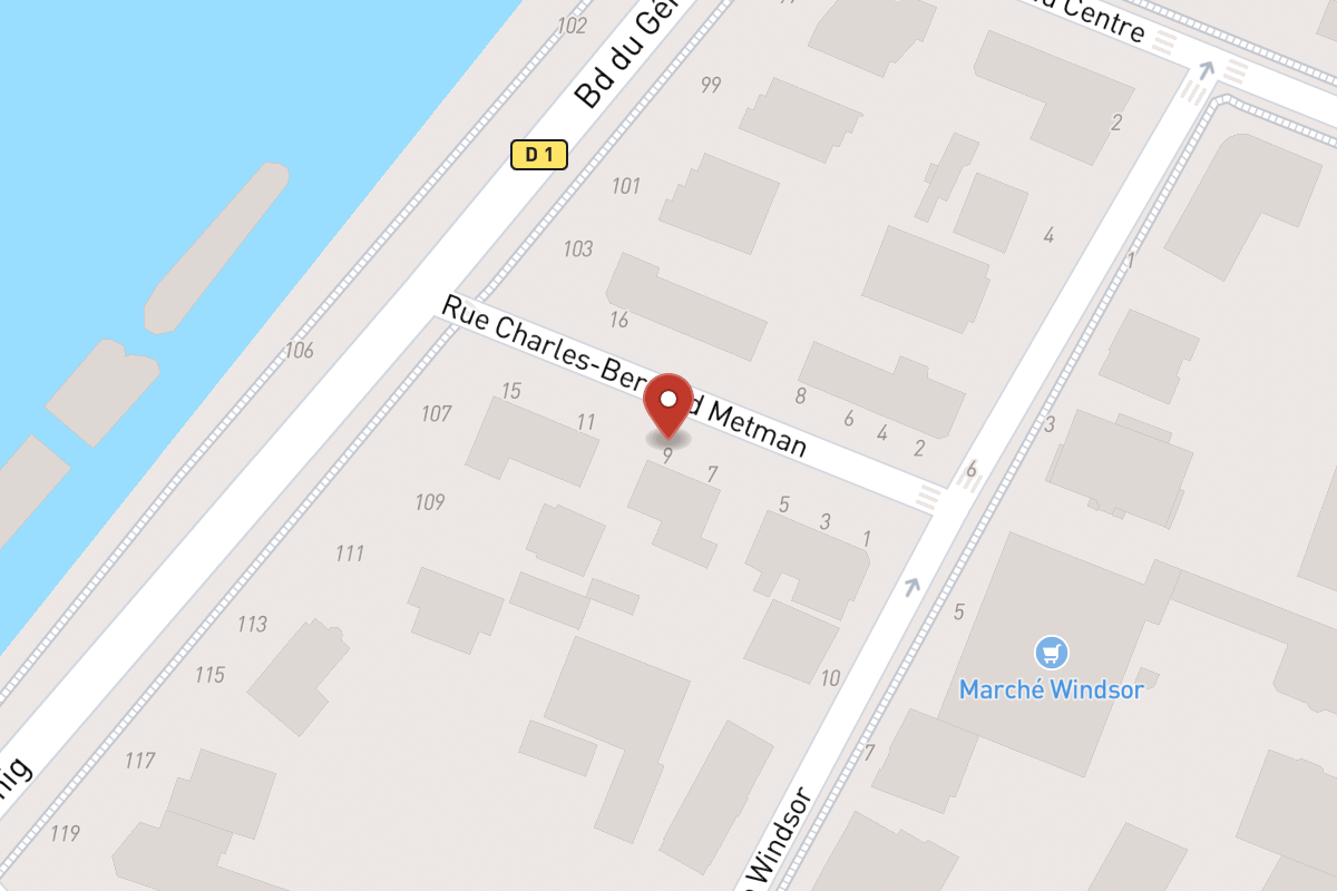 Plan de situation — 9 Rue Charles Bernard Metman