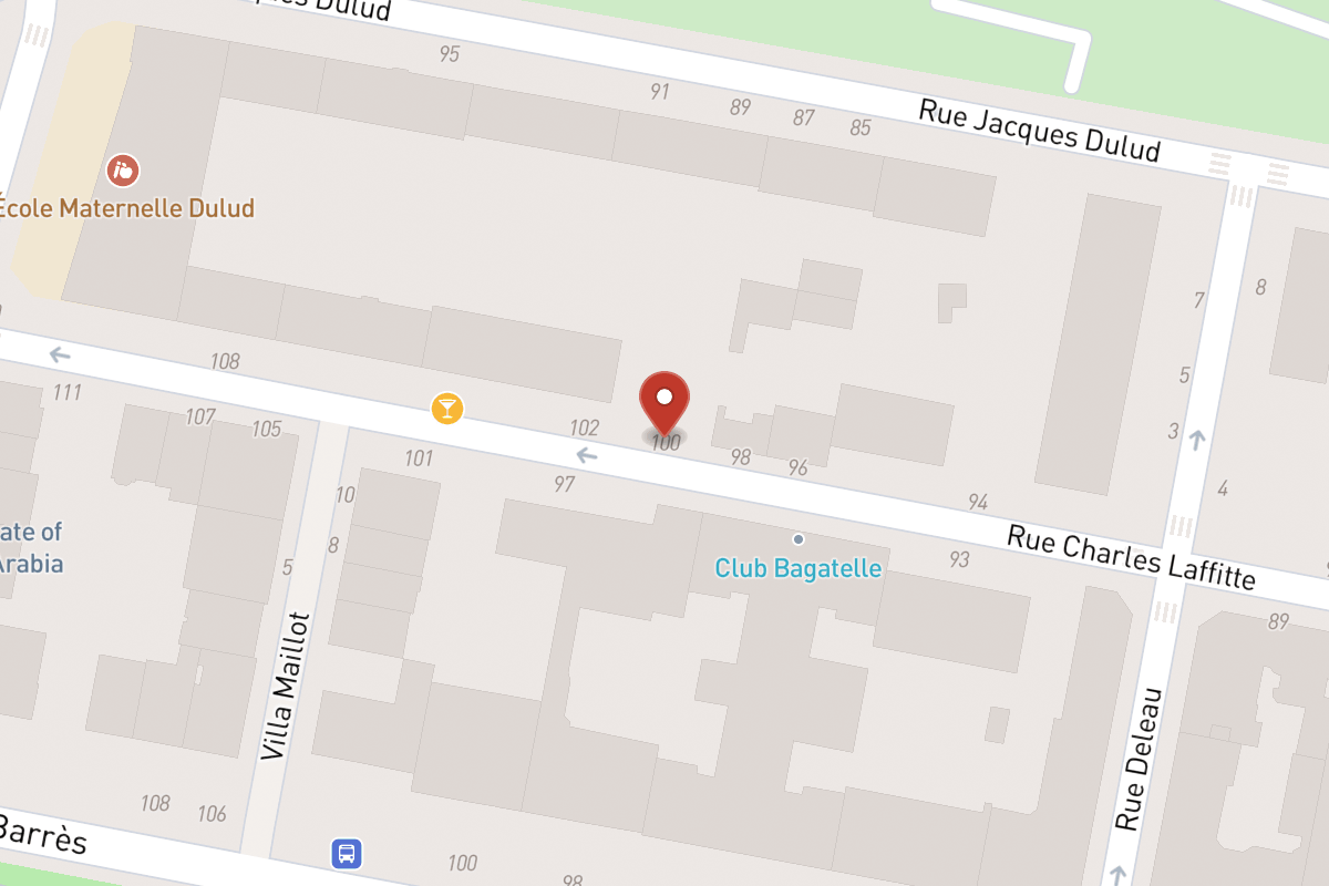 Plan de situation — 100 Rue Charles Laffitte