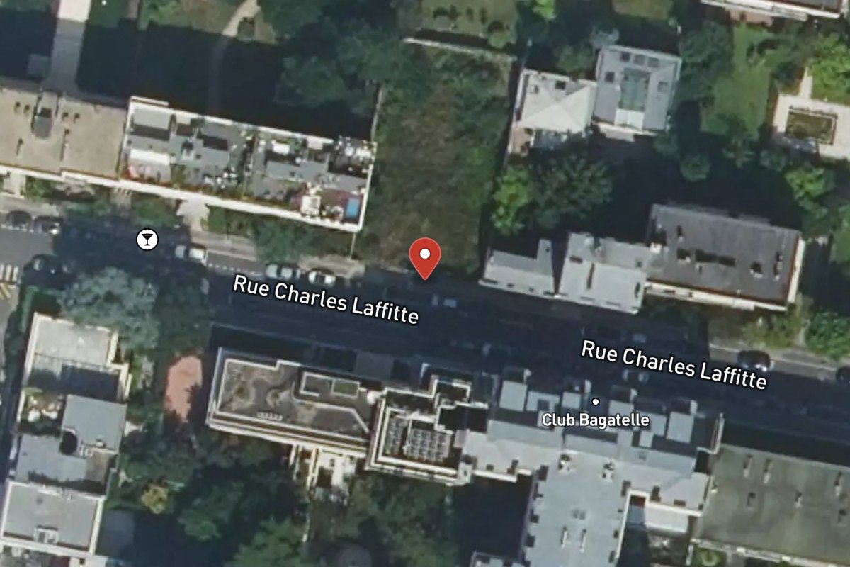 Vue satellite — 100 Rue Charles Laffitte