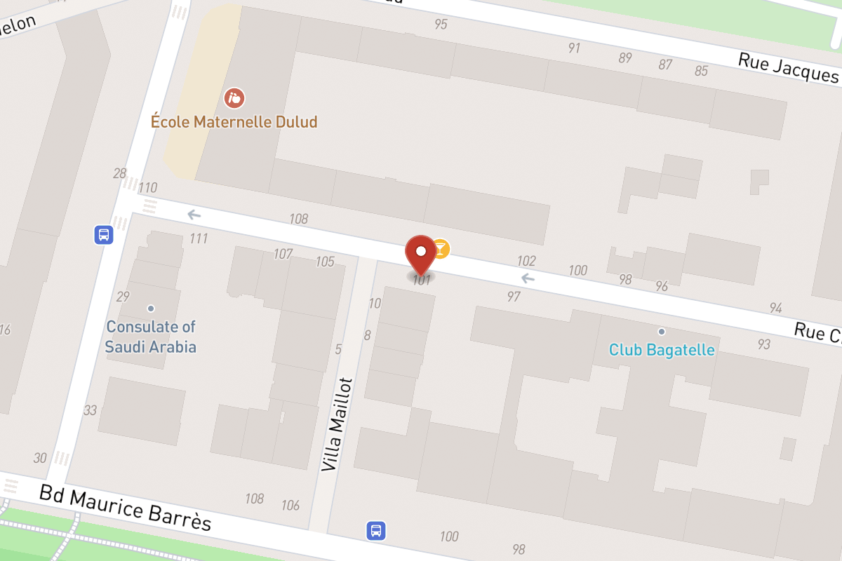 Plan de situation — 101 Rue Charles Laffitte