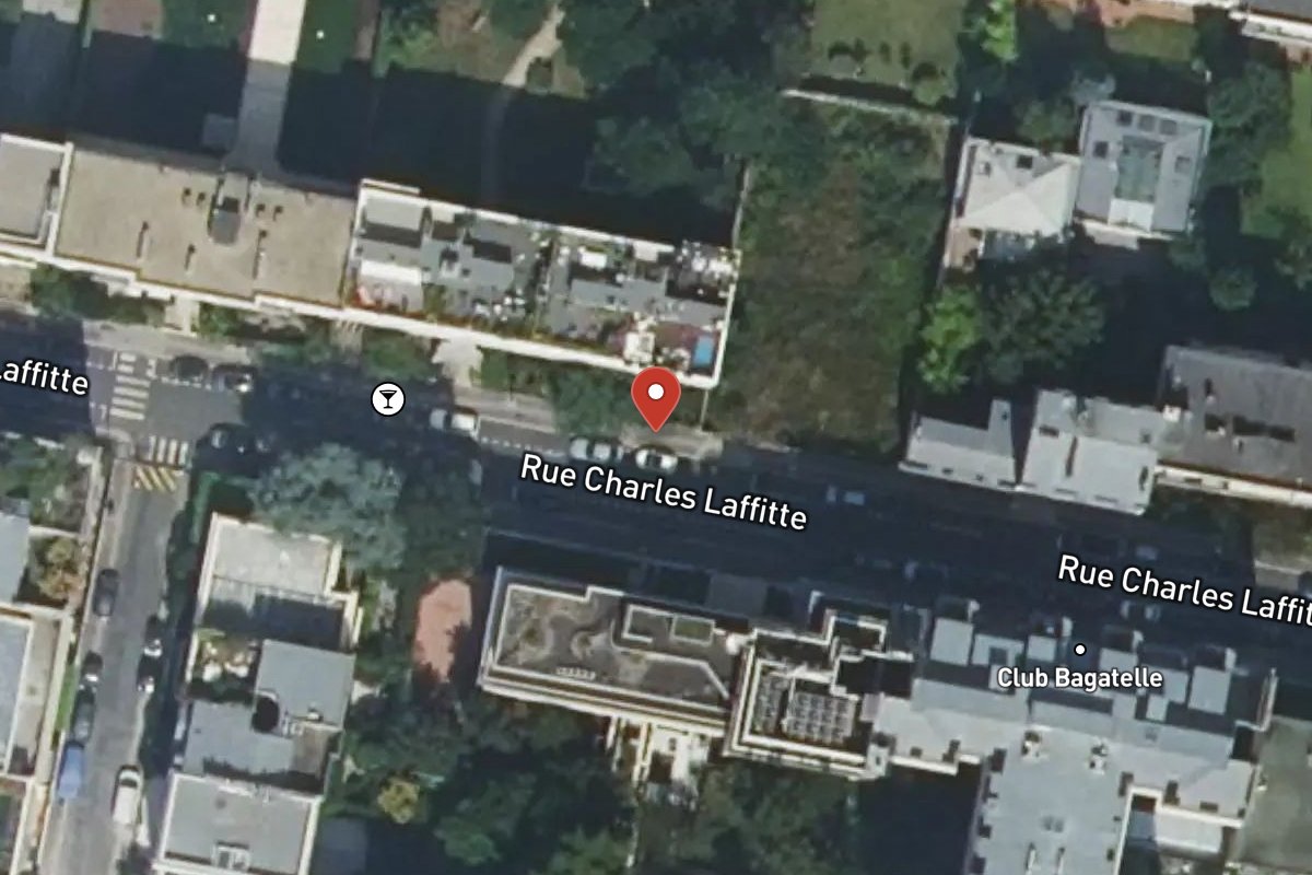 Vue satellite — 102 Rue Charles Laffitte