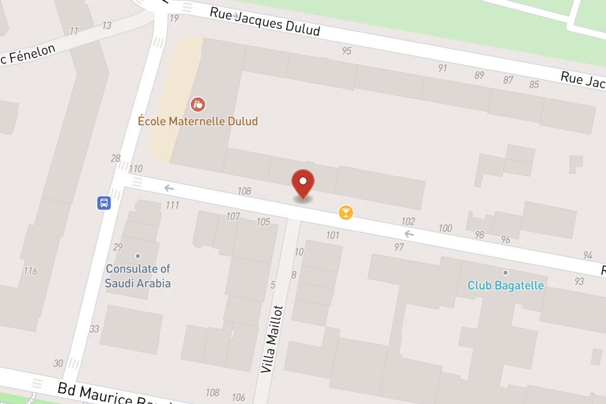 Plan de situation — 104BIS Rue Charles Laffitte