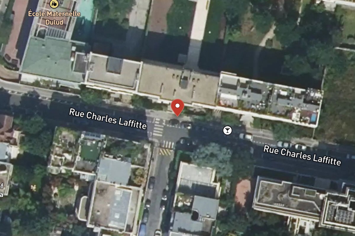 Vue satellite — 104BIS Rue Charles Laffitte