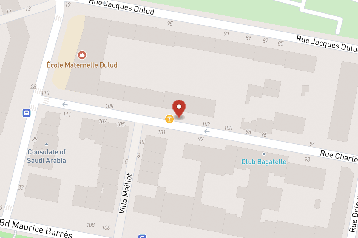 Plan de situation — 104 Rue Charles Laffitte