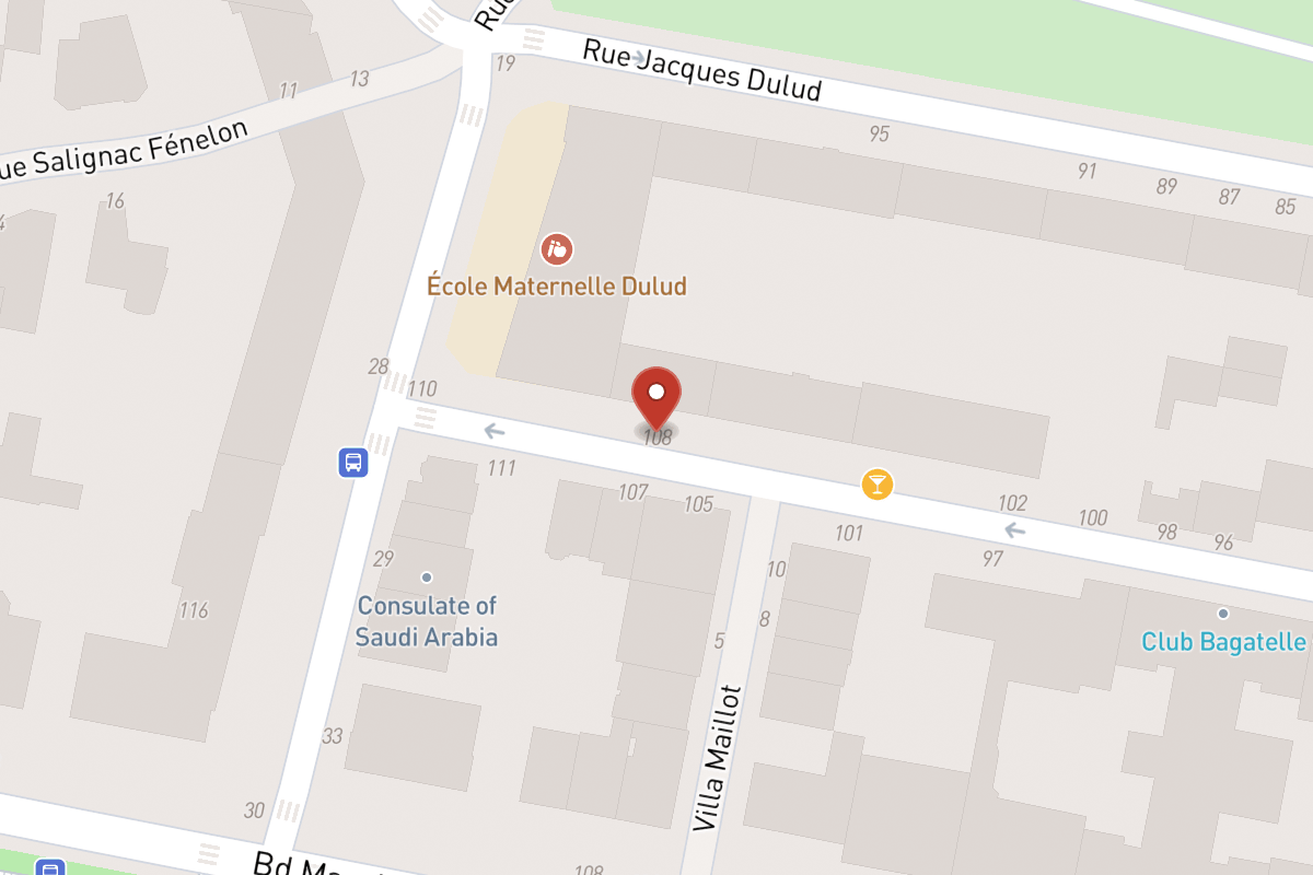 Plan de situation — 108 Rue Charles Laffitte