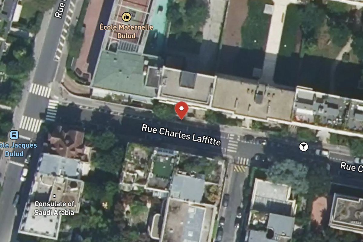 Vue satellite — 108 Rue Charles Laffitte