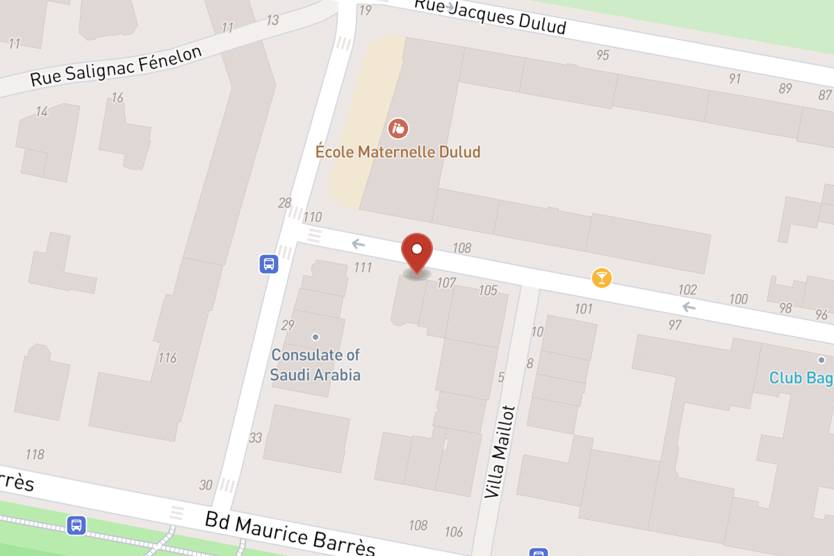 Plan de situation — 109 Rue Charles Laffitte
