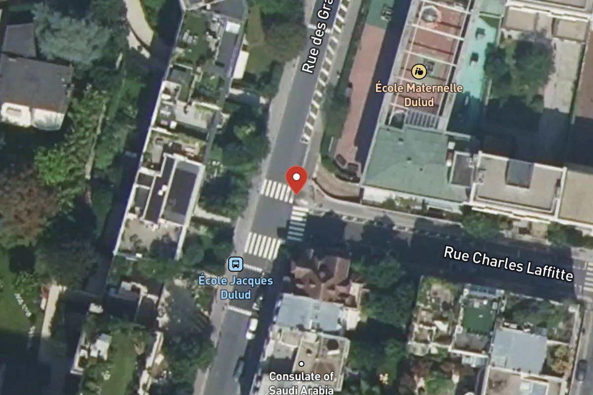 Vue satellite — 110 Rue Charles Laffitte