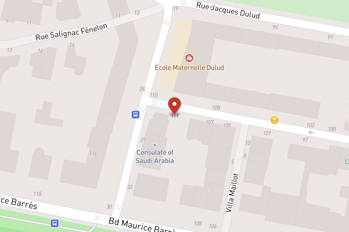 Plan de situation — 111 Rue Charles Laffitte
