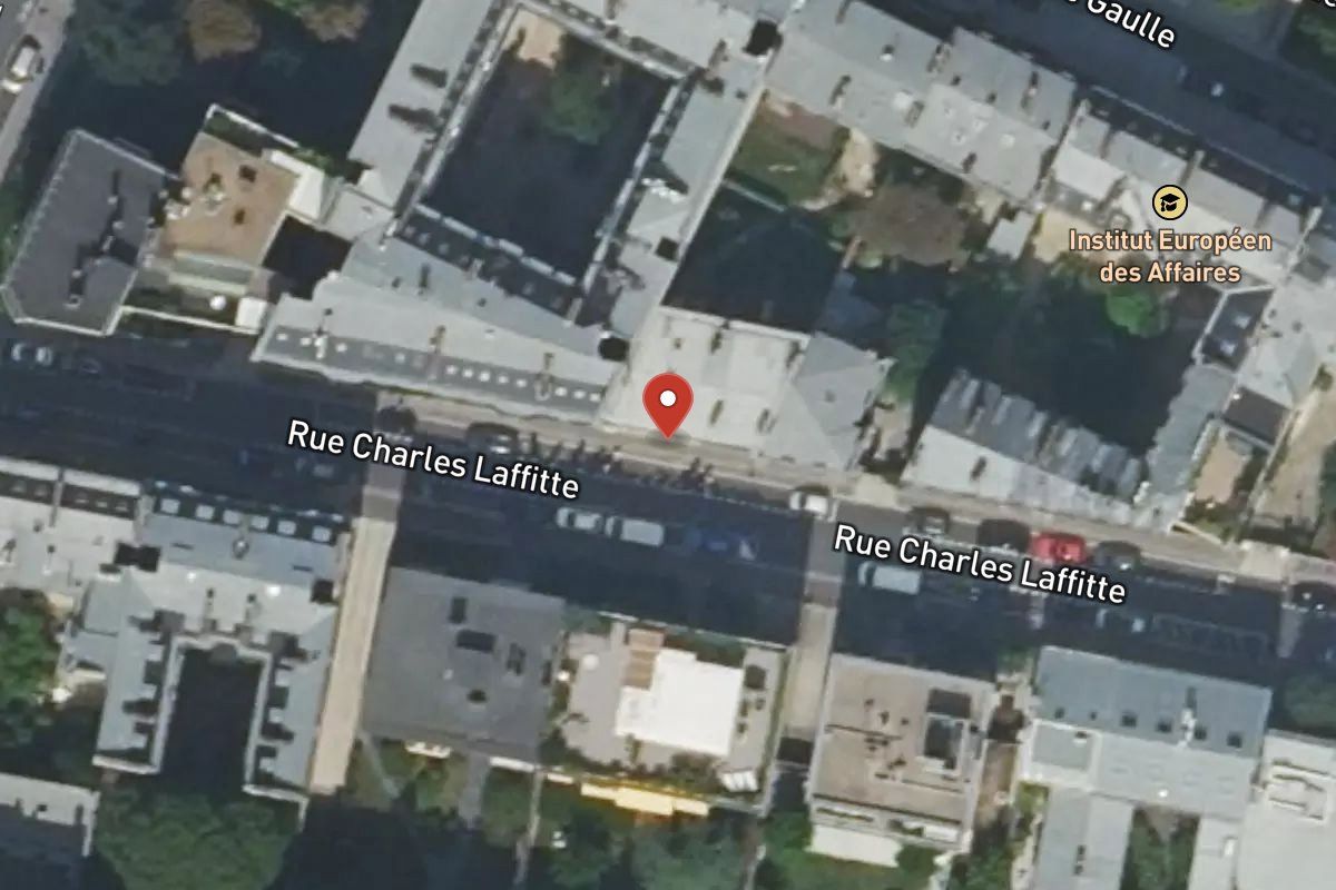 Vue satellite — 14 Rue Charles Laffitte