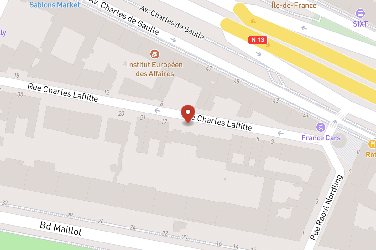 Plan de situation — 15BIS Rue Charles Laffitte