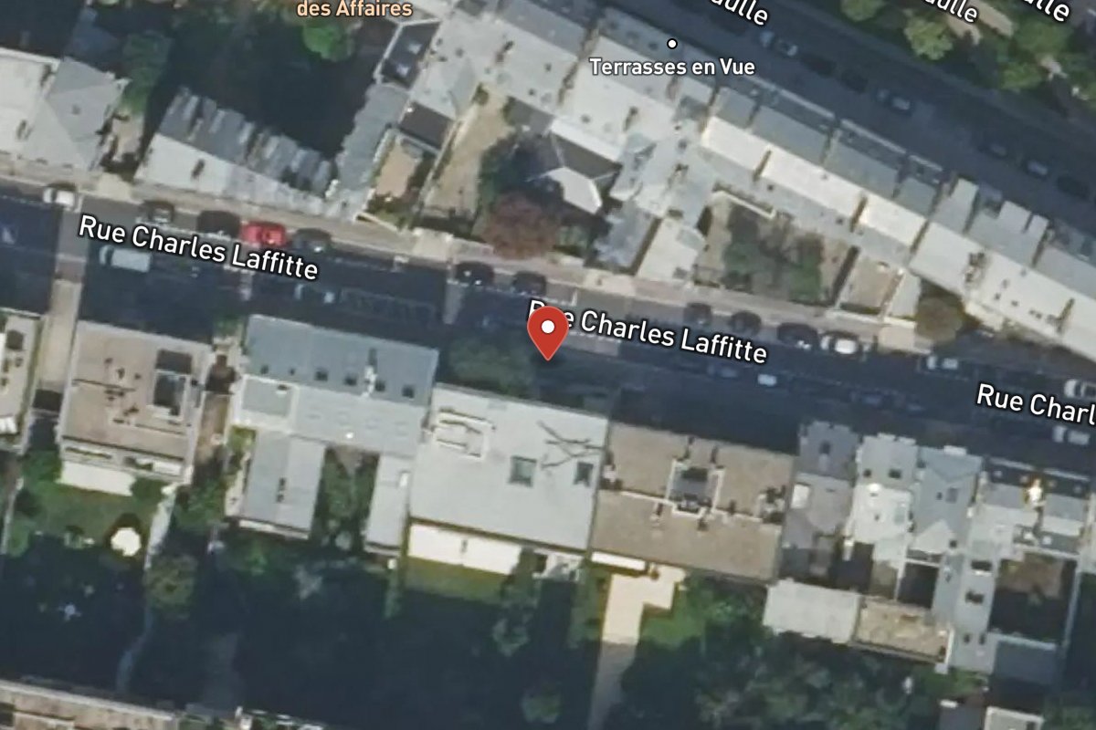 Vue satellite — 15BIS Rue Charles Laffitte