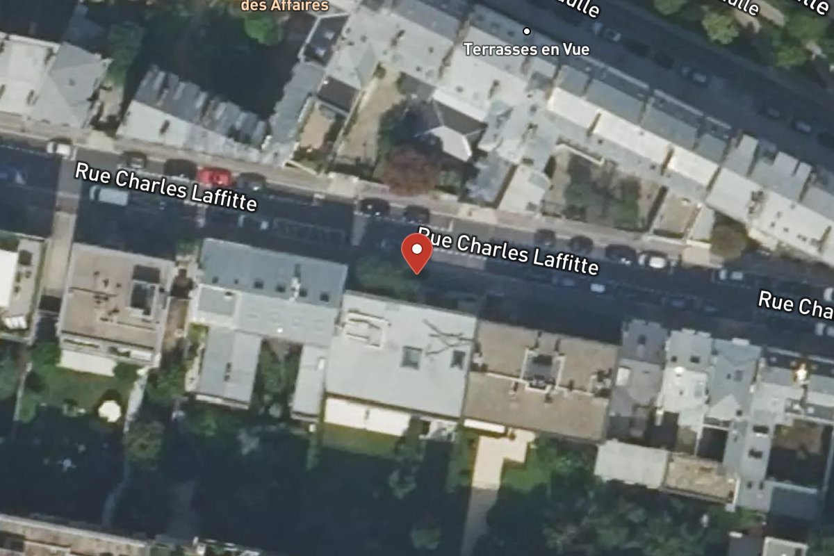 Vue satellite — 15 Rue Charles Laffitte