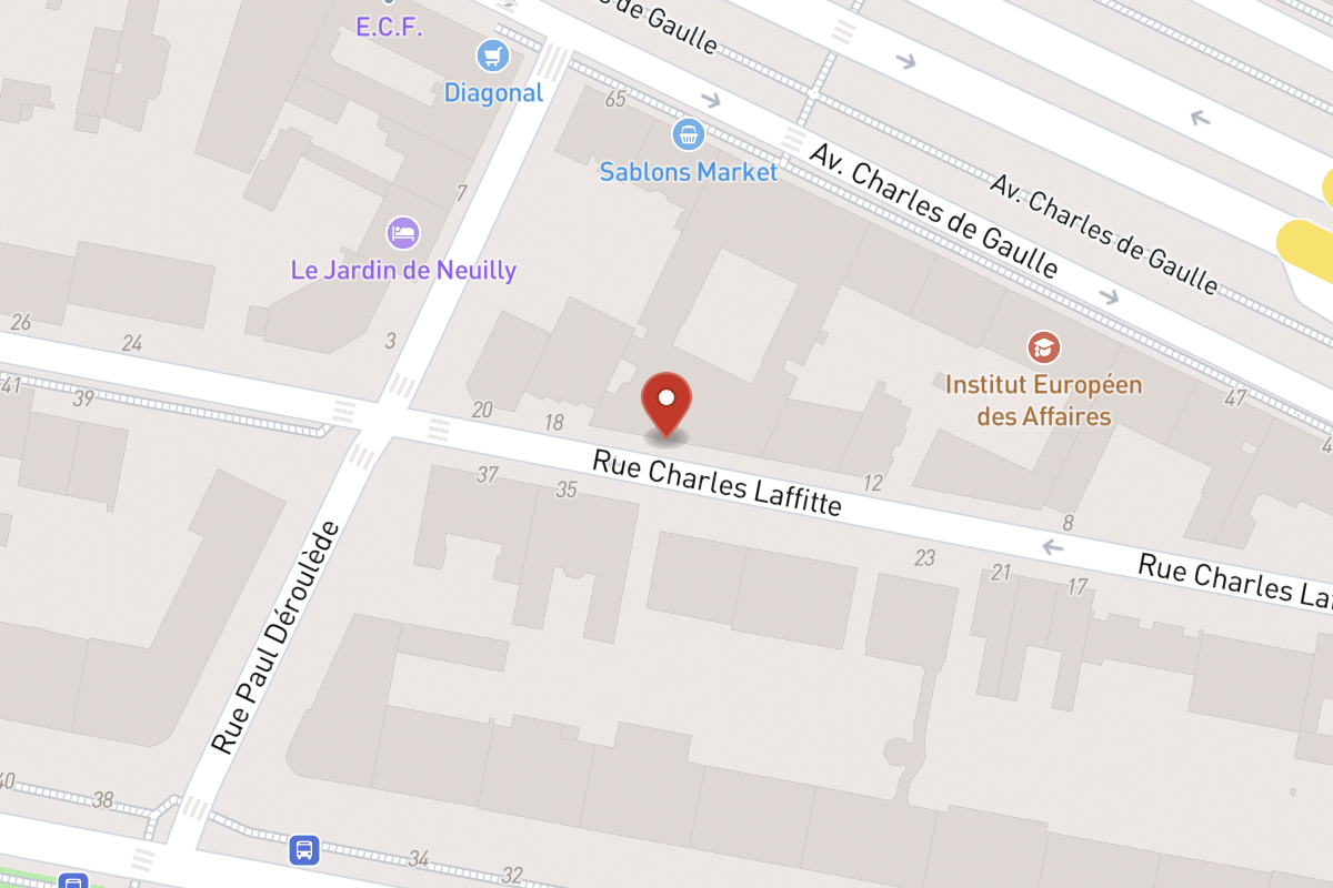 Plan de situation — 16 Rue Charles Laffitte