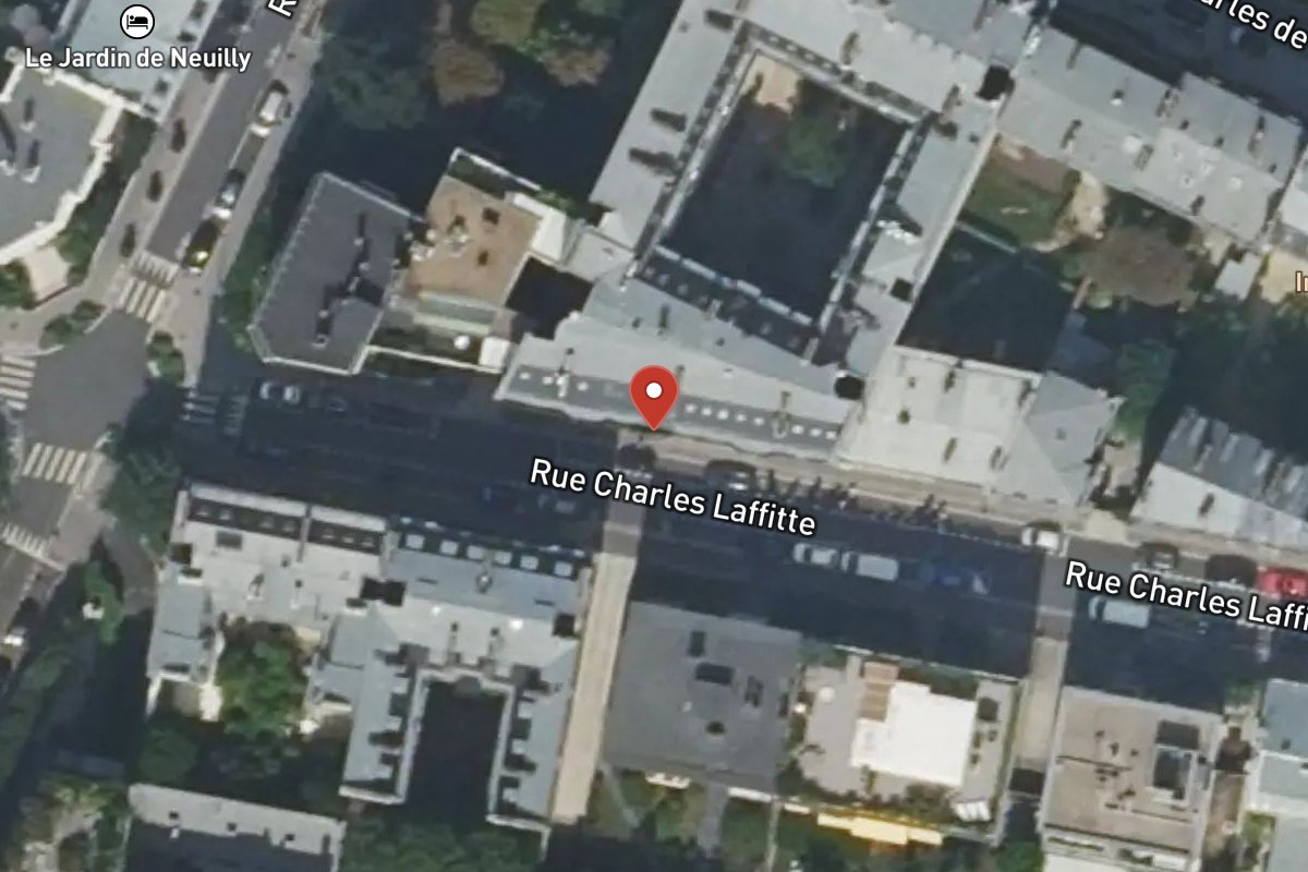 Vue satellite — 16 Rue Charles Laffitte