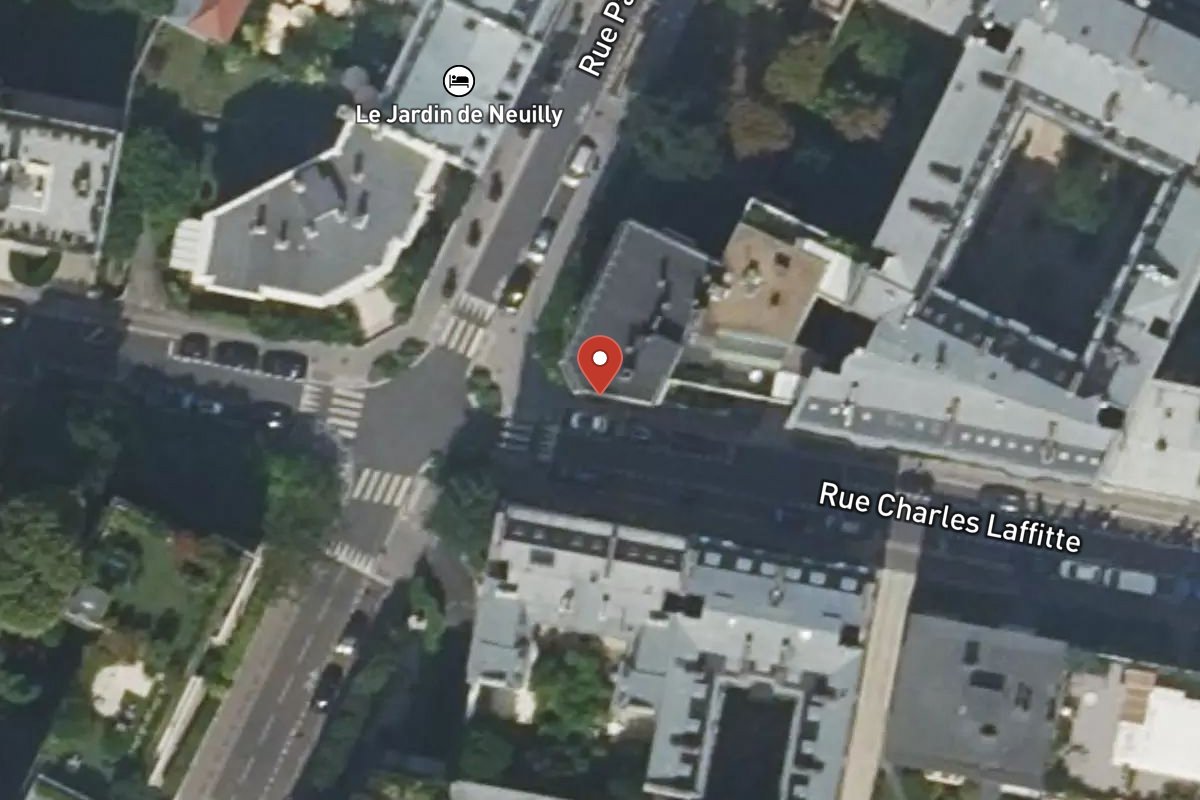 Vue satellite — 20 Rue Charles Laffitte
