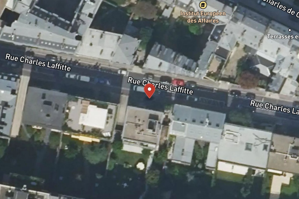 Vue satellite — 23 Rue Charles Laffitte