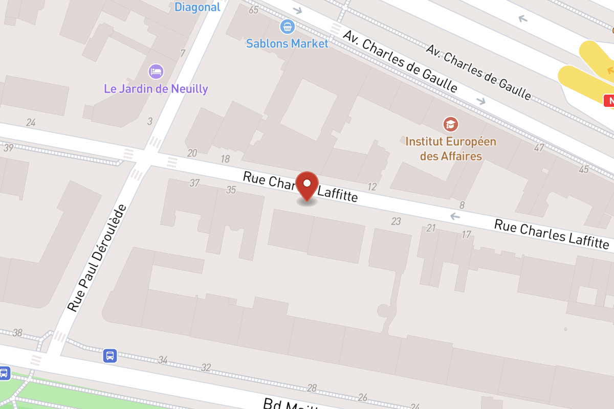 Plan de situation — 27 Rue Charles Laffitte