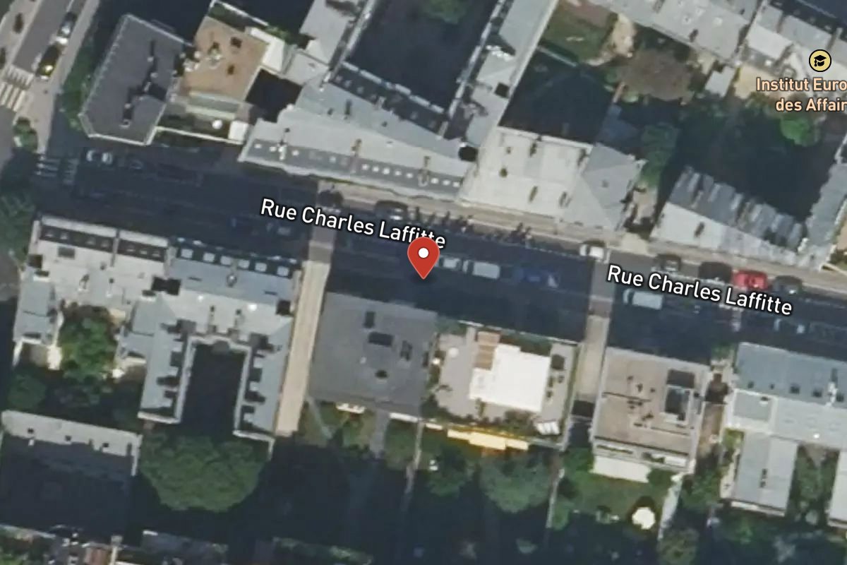 Vue satellite — 27 Rue Charles Laffitte