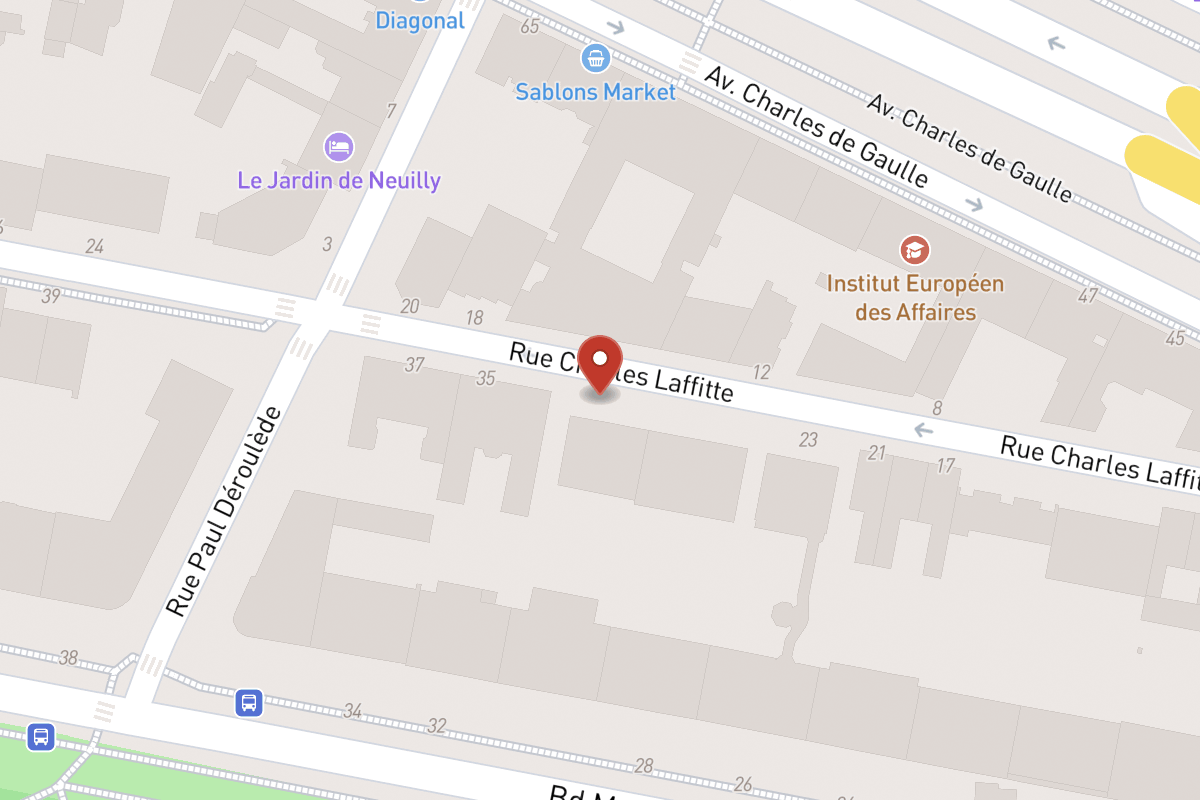 Plan de situation — 29 Rue Charles Laffitte