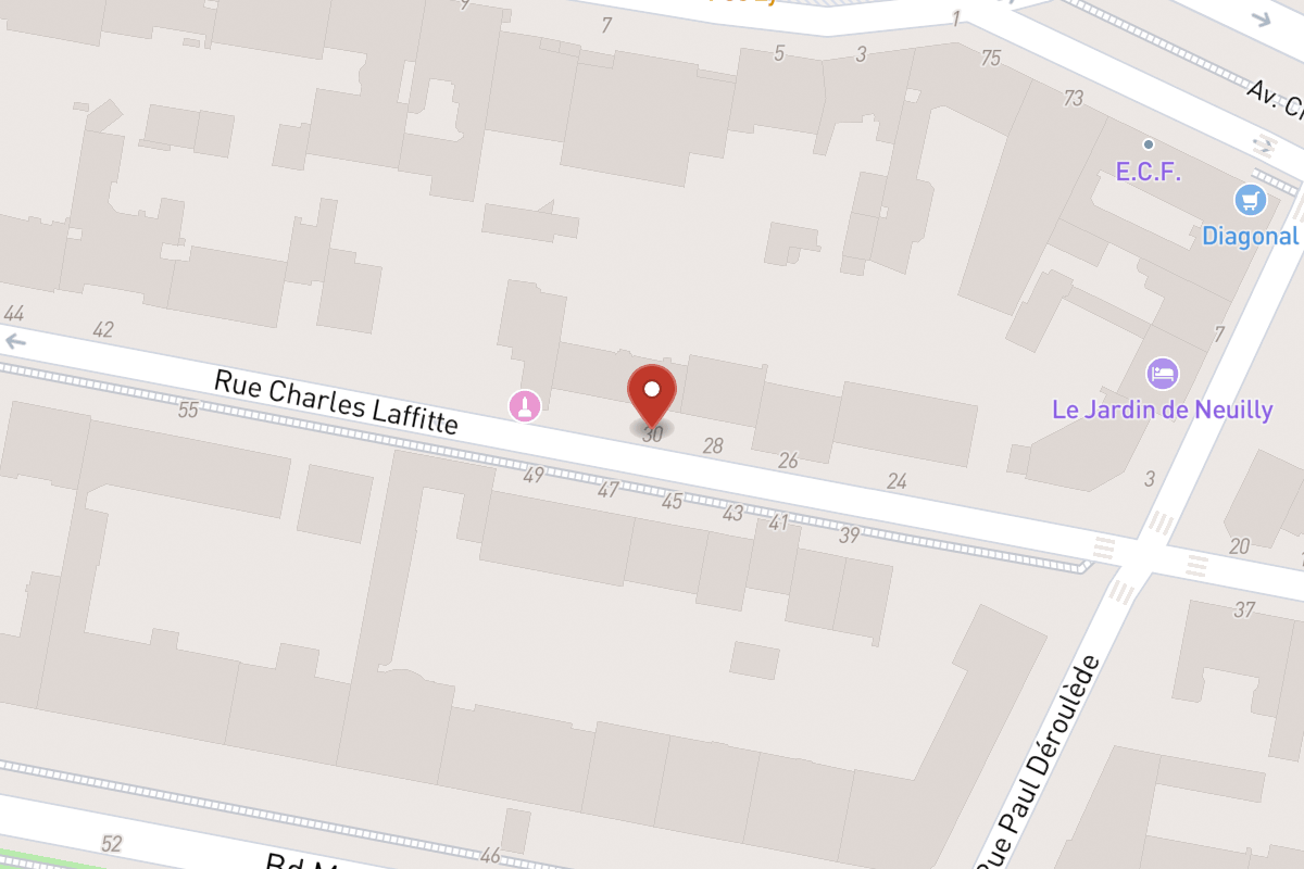 Plan de situation — 30 Rue Charles Laffitte