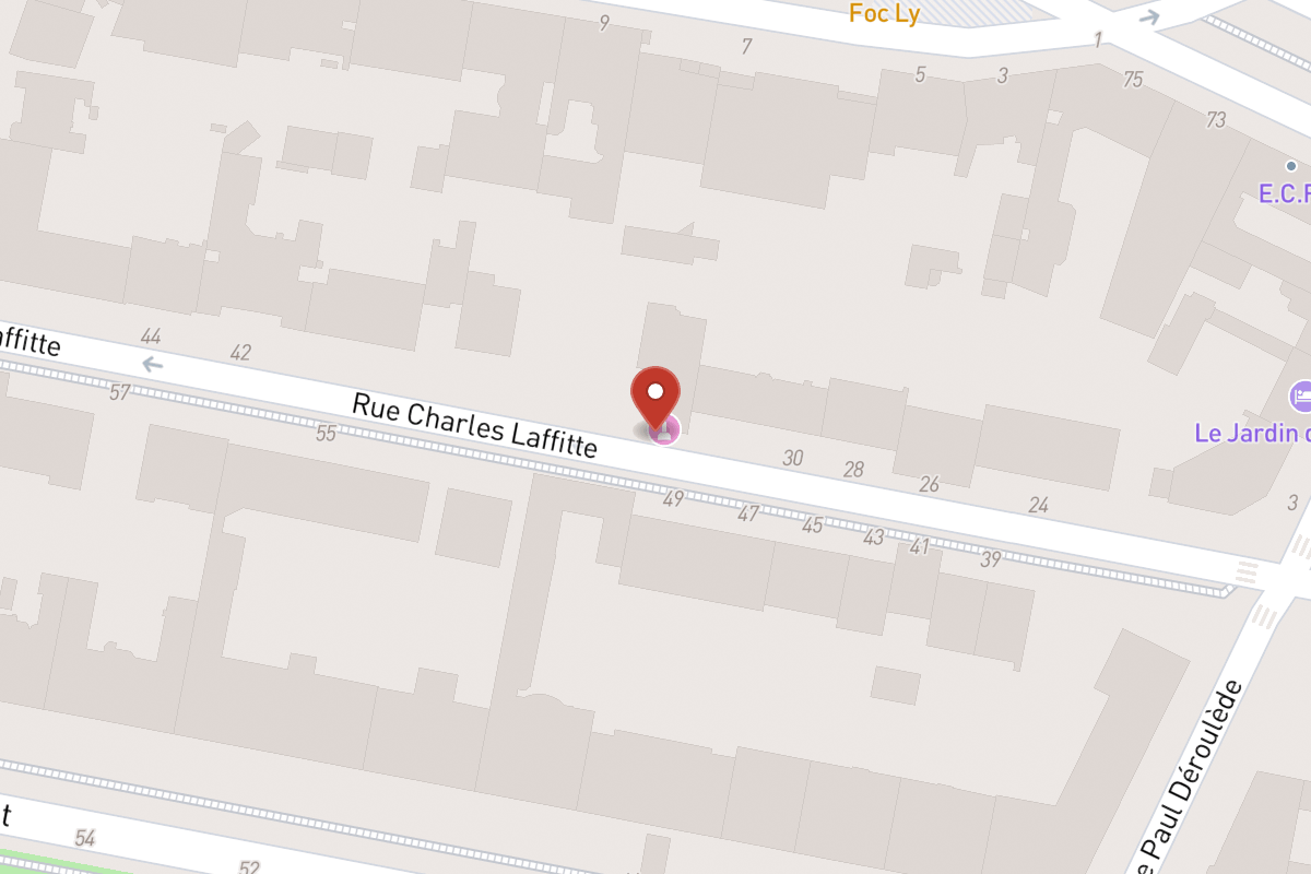 Plan de situation — 32 Rue Charles Laffitte
