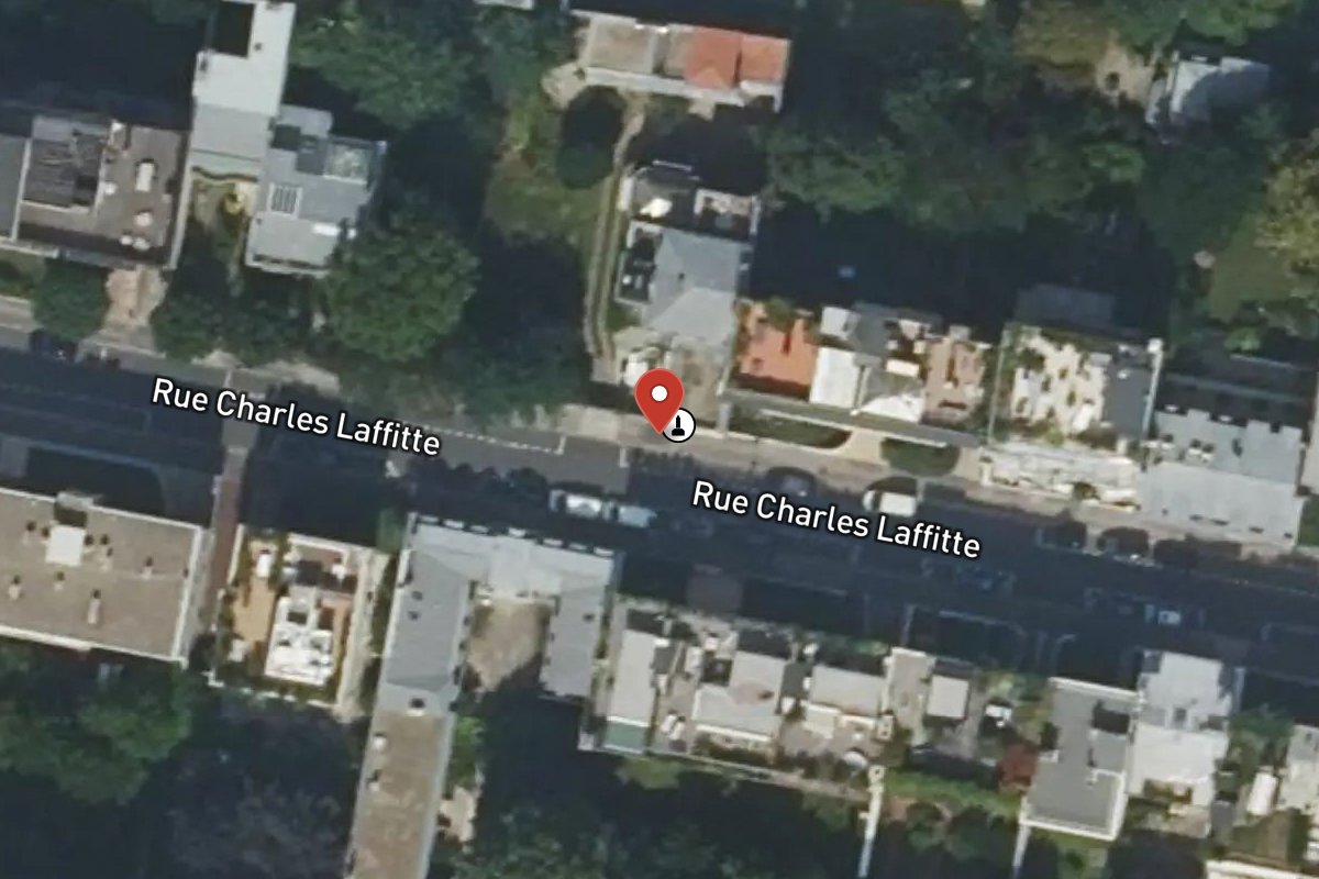 Vue satellite — 32 Rue Charles Laffitte
