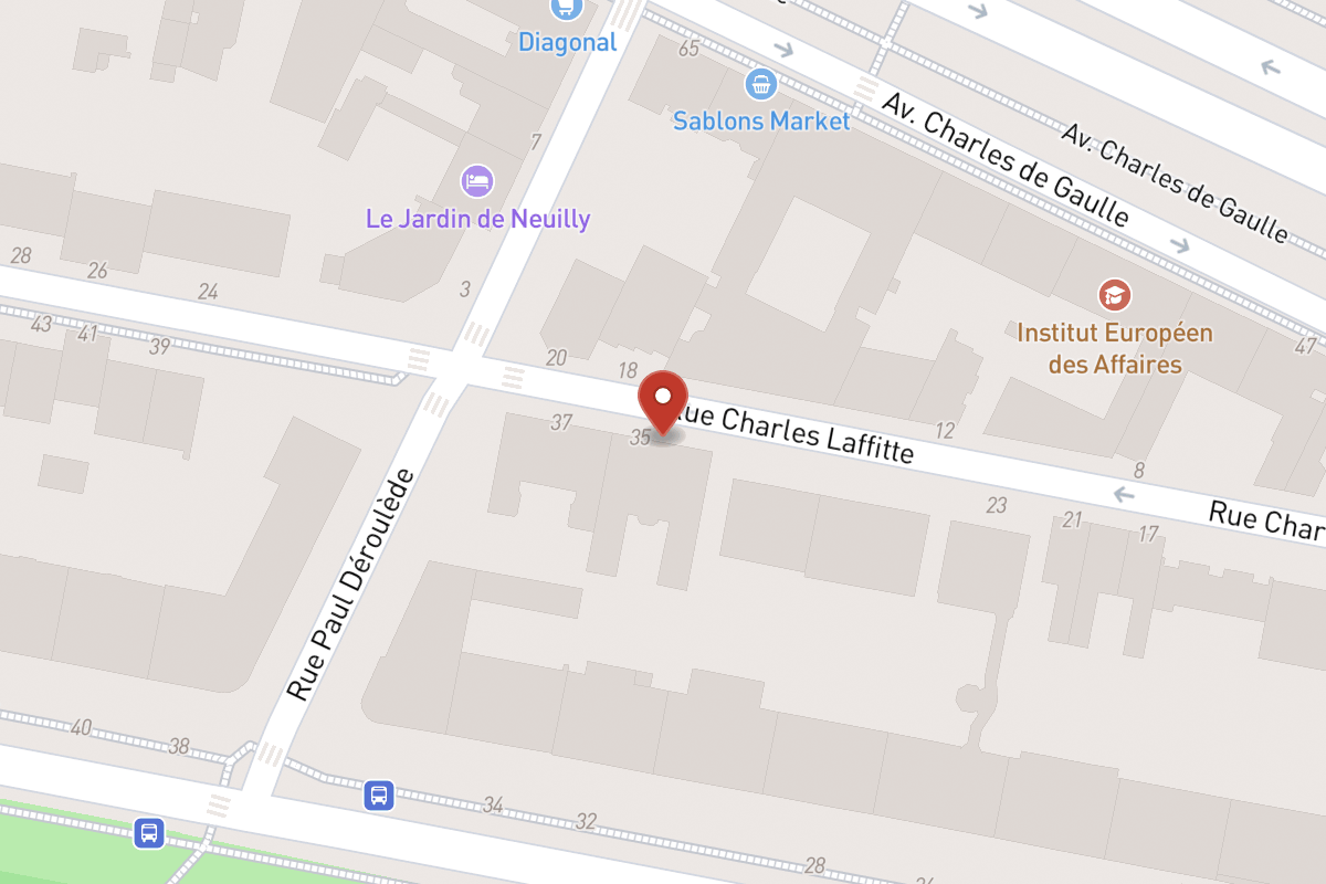 Plan de situation — 33 Rue Charles Laffitte