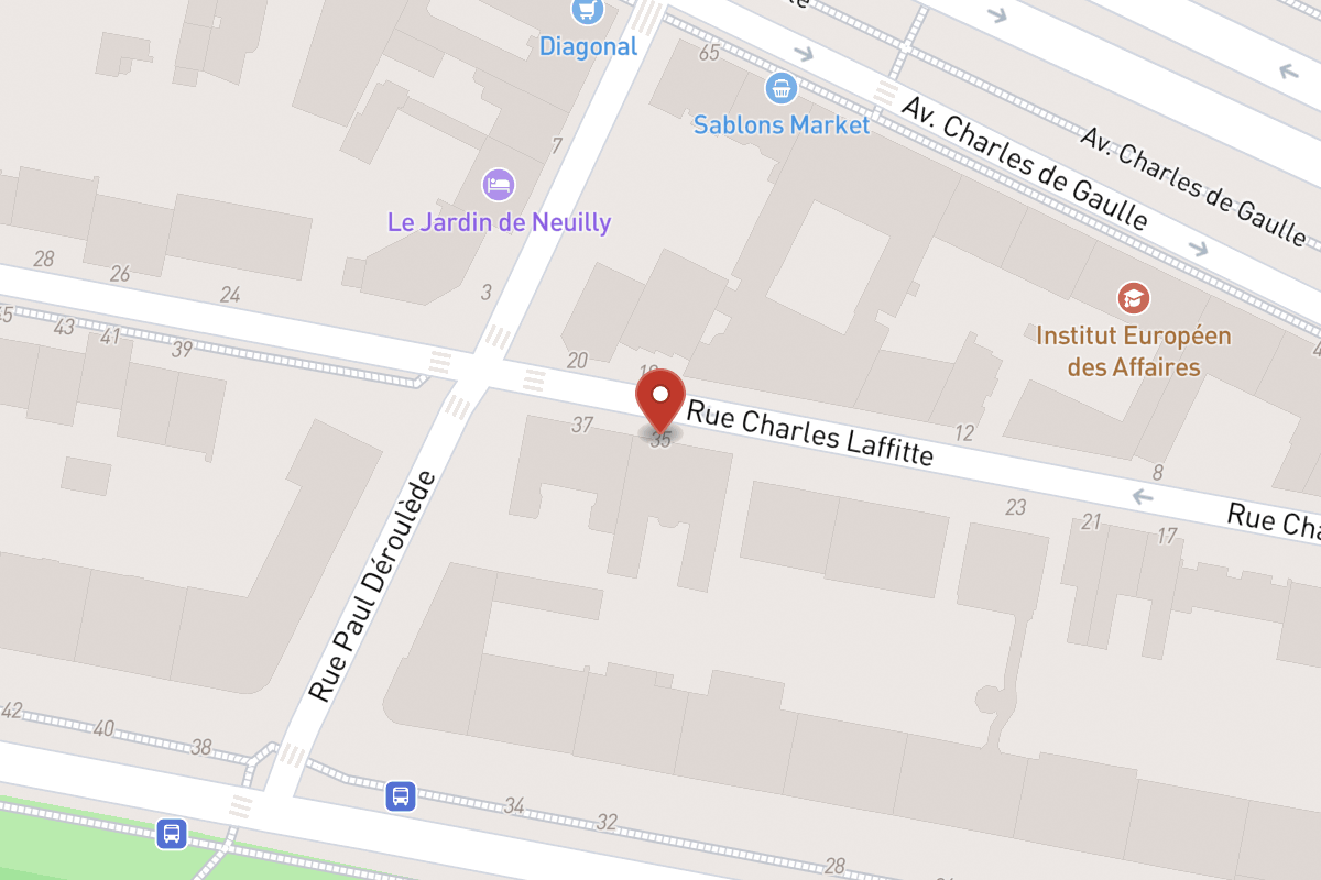 Plan de situation — 35 Rue Charles Laffitte