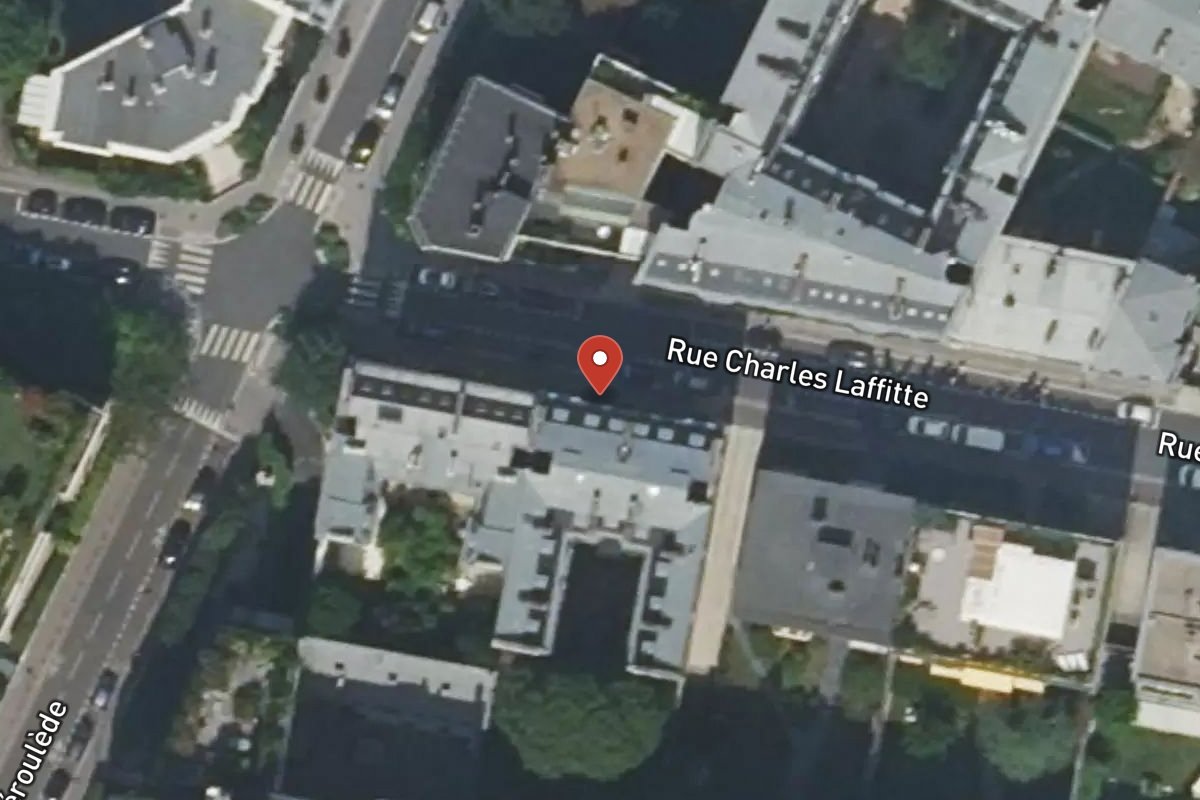 Vue satellite — 35 Rue Charles Laffitte