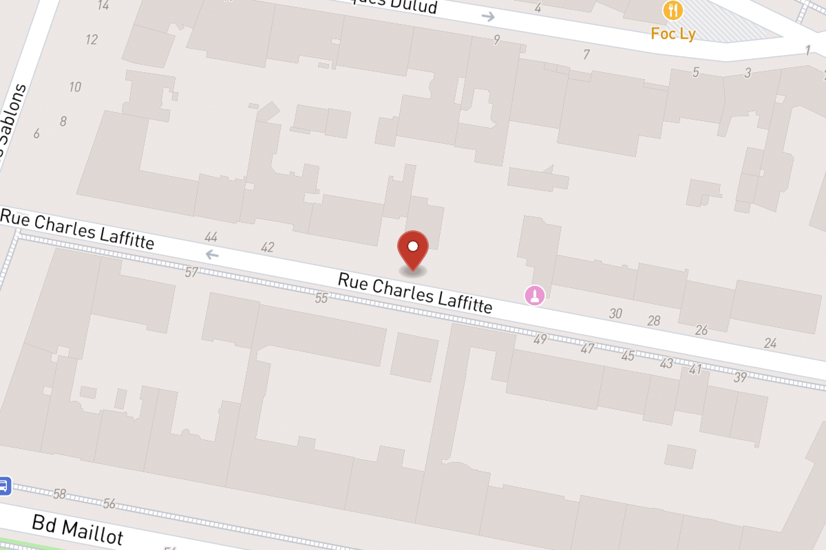 Plan de situation — 36 Rue Charles Laffitte